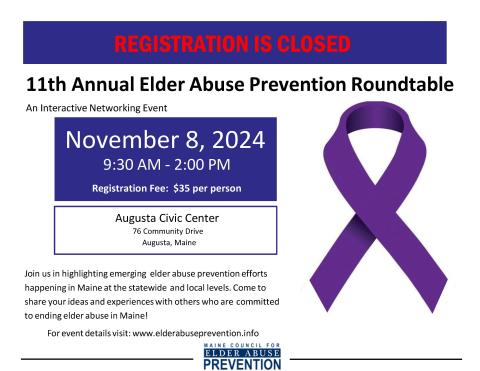 Roundtable Registration is Closed